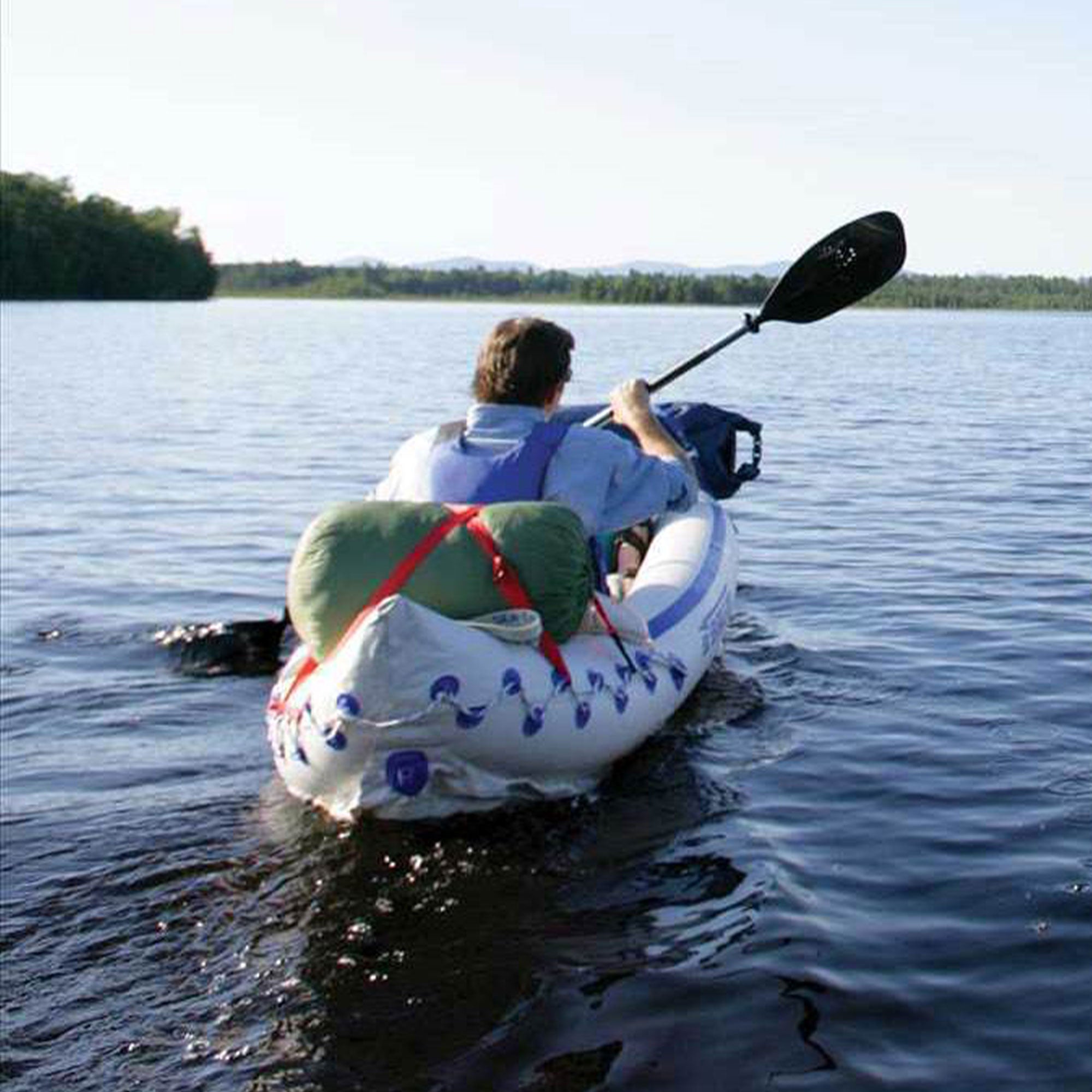 Sea Eagle 370 Pro 3 Person Inflatable Kayak Canoe Boat w/ Paddles (Open Box) - VMInnovations