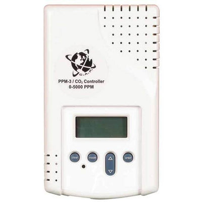 C.A.P PPM-3 CO2 Hydroponics Carbon Dioxide Monitor Controller Sensor (Open Box)