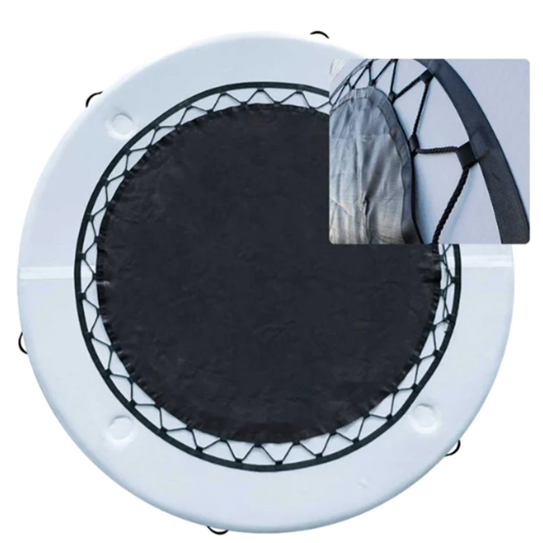 Solstice 10' Inflatable 7-10 Person Mesh Dock Floating Island Platform(Open Box)
