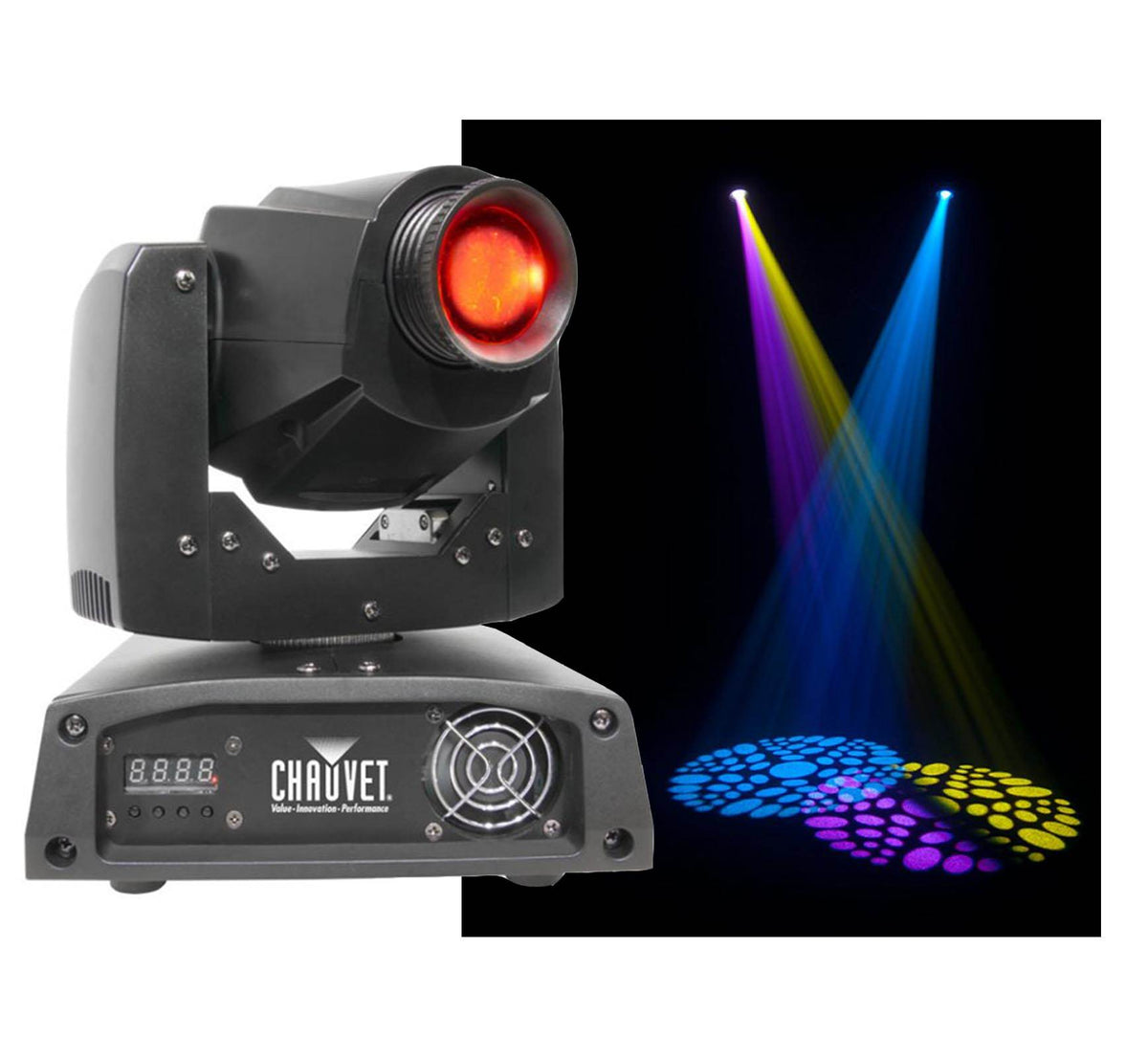Chauvet DJ Intimidator Spot 150 LED DMX Moving Head Yoke Lighting Light Effect