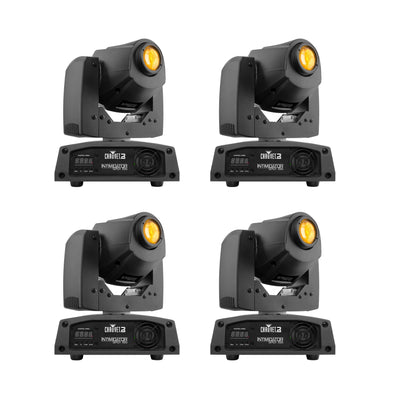 4) Chauvet DJ Intimidator Spot 155 LED DMX Moving Head Spot Lights w/ 9 Gobos