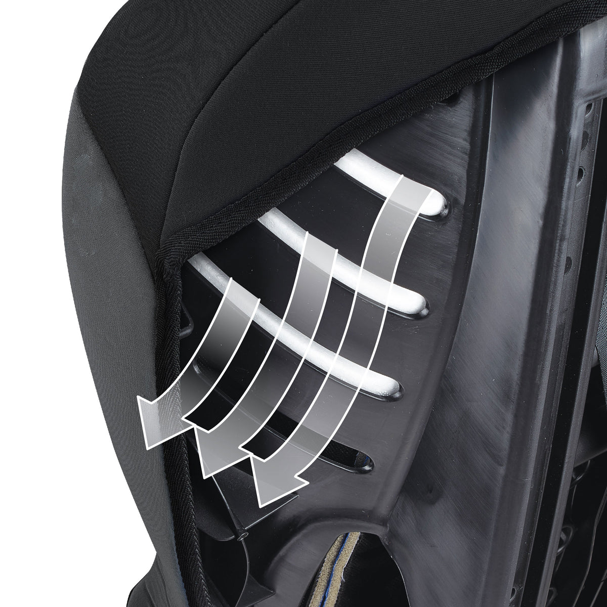 Evenflo Stratos 65 Forward/Rear Facing Convertible Car Seat, Pikes Peak Black
