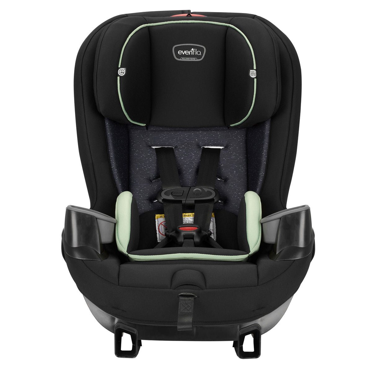 Evenflo Stratos 65 Forward/Rear Facing Convertible Car Seat, Pikes Peak Black