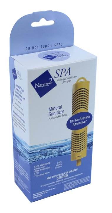 2) New NATURE 2 W20750 Spa/Hot Tub Mineral Sanitizer Cartridge Sticks+50 Strips