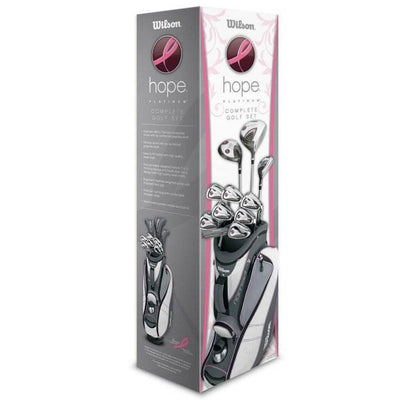 WILSON HOPE PLATINUM Womens Ladies Right-Handed Golf Club Set w/ Bag - Open Box