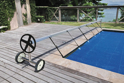 Kokido Compact Stainless Steel In Ground Pool Cover Reel Set (Open Box)