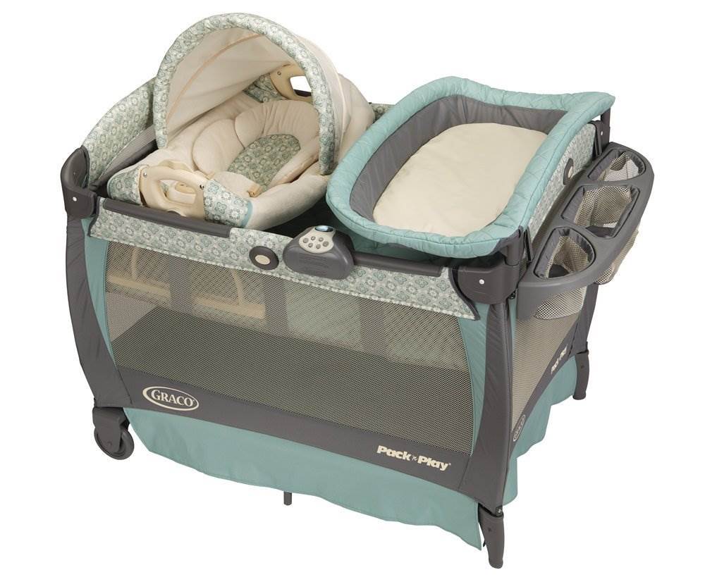 Graco Pack 'n Play Playard with Cuddle Cove Rocking Seat, Winslet (Open Box)