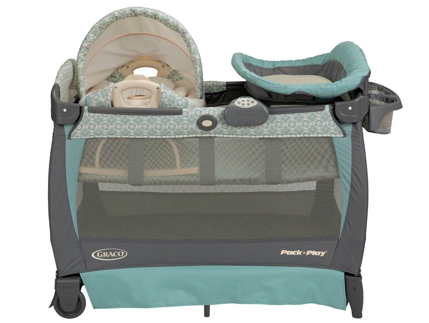Graco Pack 'n Play Playard with Cuddle Cove Rocking Seat, Winslet (Open Box)