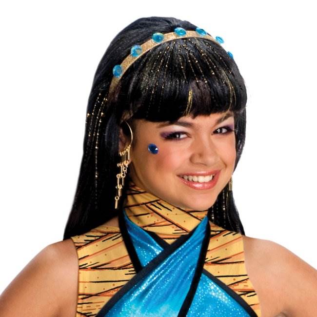 Rubies Monster High Cleo De Nile Hair Wig Accessory - Child | 52574 - Open Box