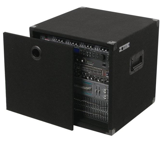 ODYSSEY CRE10 Carpeted 10 Space 17" Deep Medium-Duty Amp Rack DJ Case (Open Box)