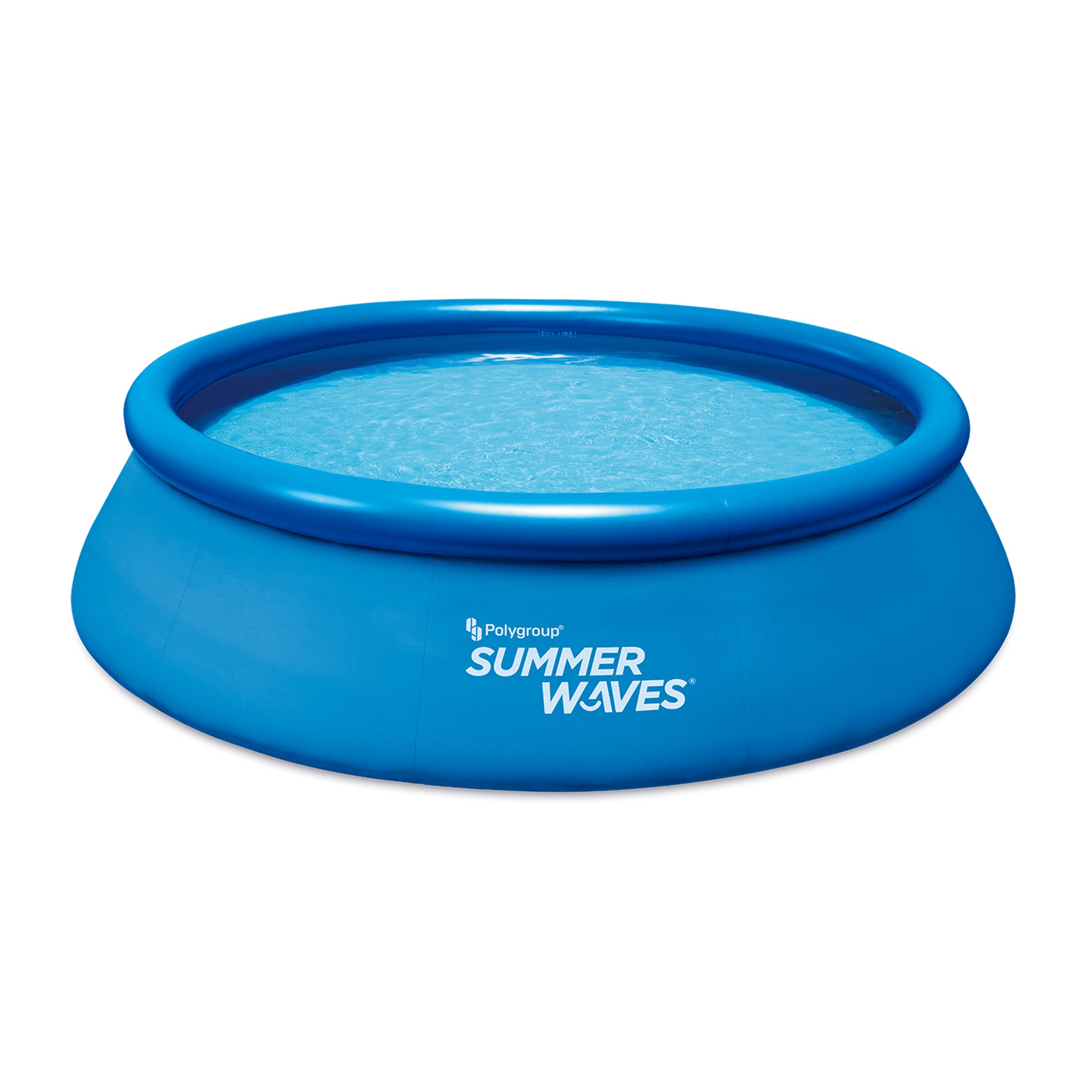 Summer Waves Quick Set 12 x 3 Feet Inflatable Ring Above Ground Pool Set w/Pump