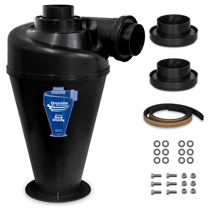 Oneida Air Systems Dust Deputy DIY Cyclone Attachment, Accessory Only(Open Box)