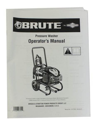 Brute 020426 2400 PSI 2.0 GPM 190cc Gas Power Pressure Washer - For Parts