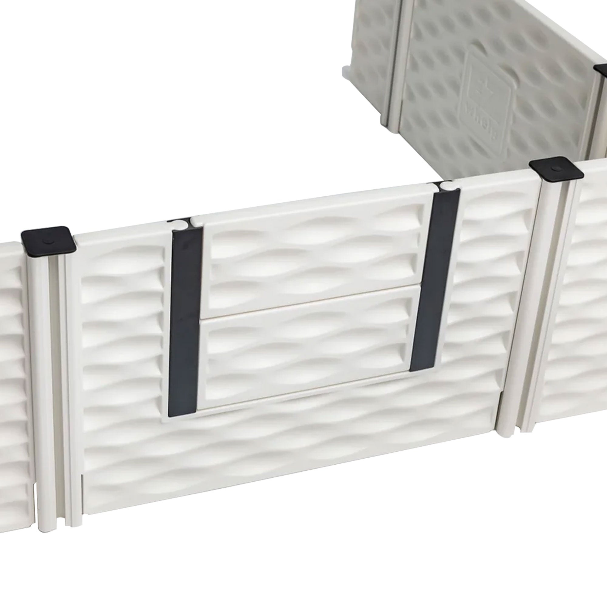 EZwhelp EZclassic 48" Add On Room with Front Panel Set & Doors, White (Open Box) - VMInnovations