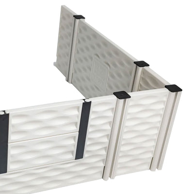 EZwhelp EZclassic 48" Add On Room with Front Panel Set & Doors, White (Open Box) - VMInnovations