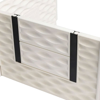 EZwhelp EZclassic 28 Inches Add On Room with Front Panel Set and Doors, White - VMInnovations