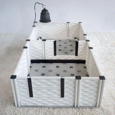 EZwhelp EZclassic 38" Add On Room w/Front Panel Set & Doors, White (For Parts) - VMInnovations