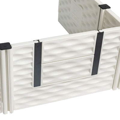 EZwhelp EZclassic 38" Add On Room w/Front Panel Set & Doors, White (For Parts) - VMInnovations