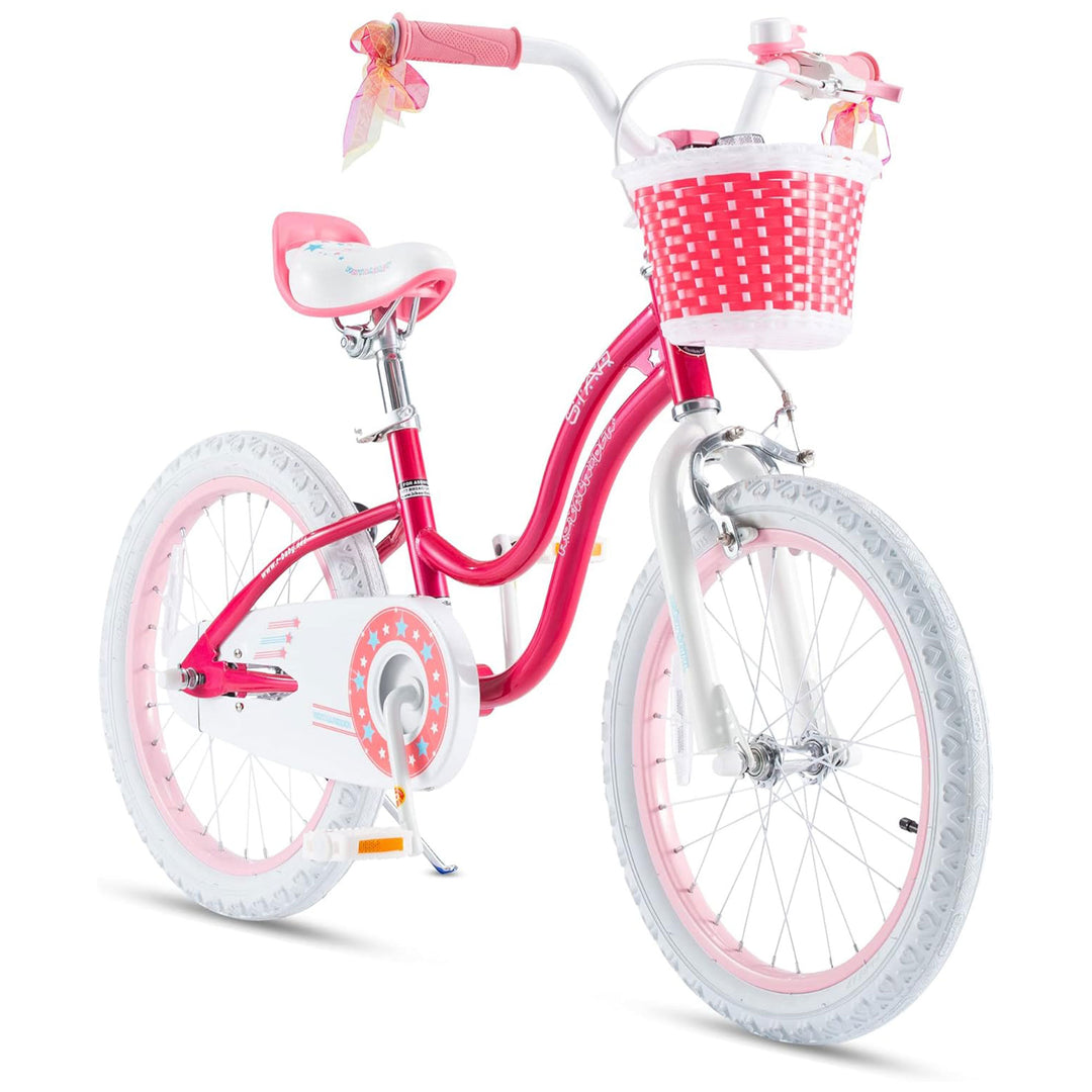 RoyalBaby Stargirl Children's Outdoor Bicycle, 18 In with Kickstand(Open Box) - VMInnovations