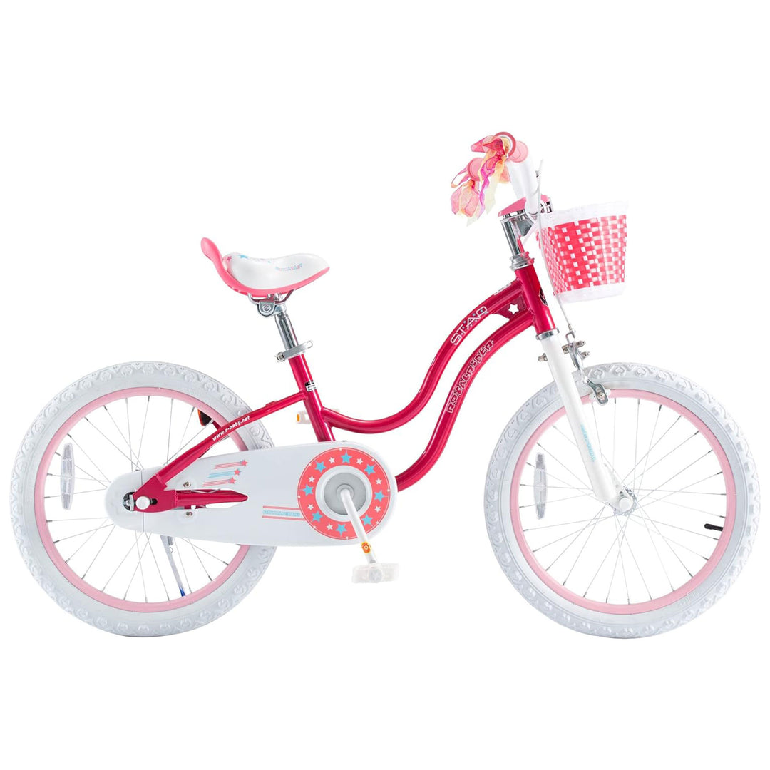 RoyalBaby Stargirl Children's Outdoor Bicycle, 18 In with Kickstand(Open Box)