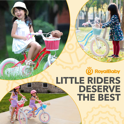 RoyalBaby Stargirl Children's Bicycle 14 Inch w/Training Wheels, Pink (Open Box)