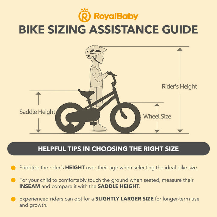 RoyalBaby Princess Kids Bicycle 14" w/Training Wheels, Bunny/Fuchsia (Open Box)