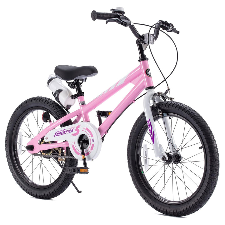 RoyalBaby Freestyle Kid's Sporty Bicycle w/Kickstand, 18", Pink (Open Box)