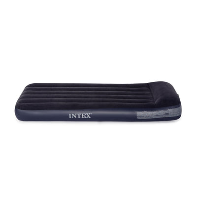 Intex Twin Classic Pillow Rest Air Mattress Bed With Built-In Pump (Used)