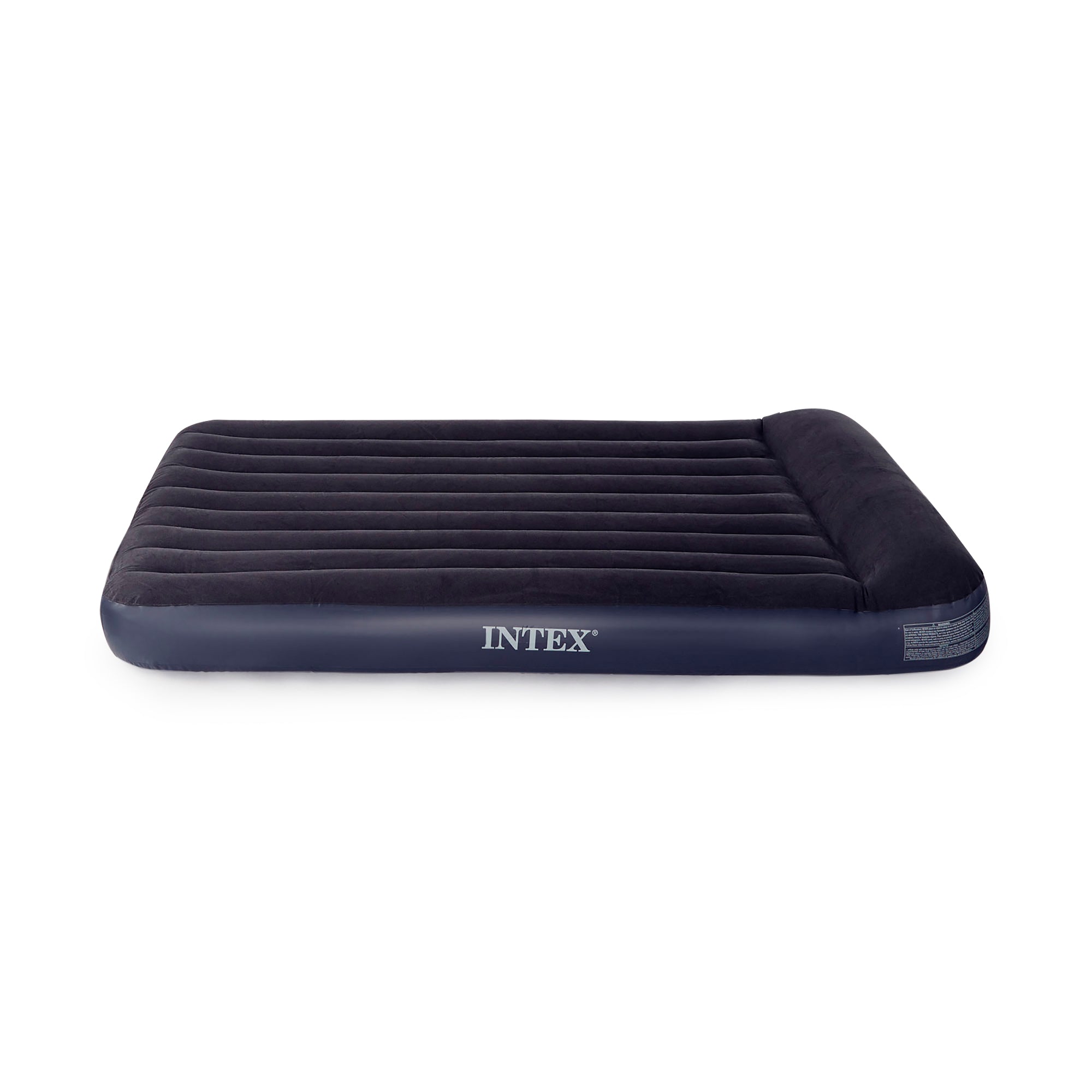 Intex Queen Classic Pillow Rest Air Mattress Bed w/ Built-In Pump (Used)