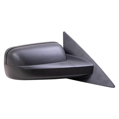 Brock Passenger Power Side View Mirror, Housing and Glass, Ready to Paint, Black - VMInnovations