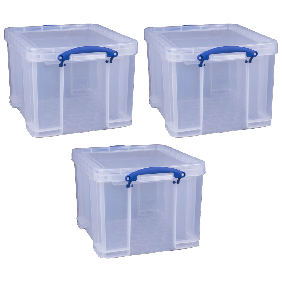 Really Useful Box 32 Liter Storage Container w/Snap Lock Handles (3pk)(Open Box)