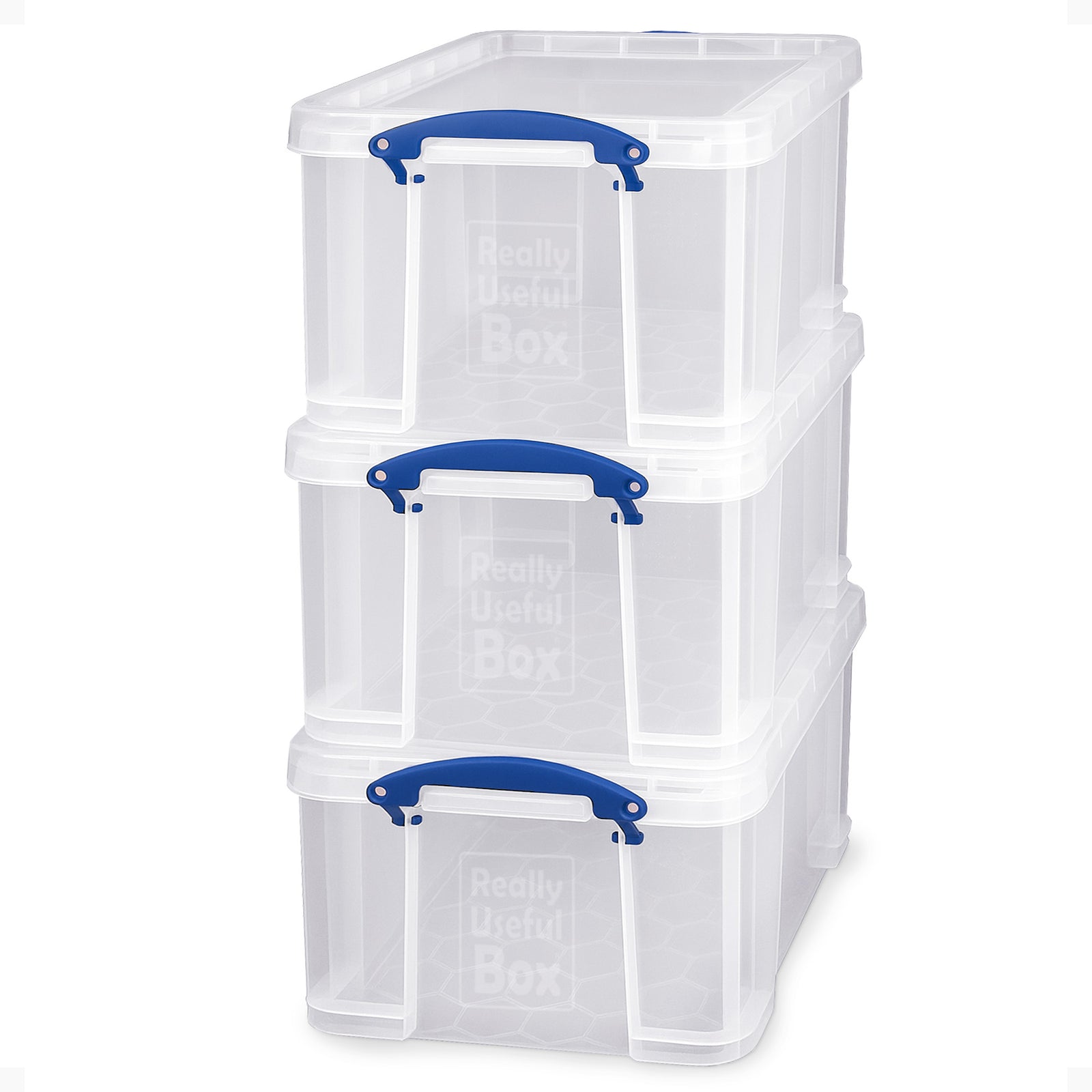 Really Useful Box 32 Liter Storage Container w/Snap Lock Handles (3pk)(Open Box) - VMInnovations