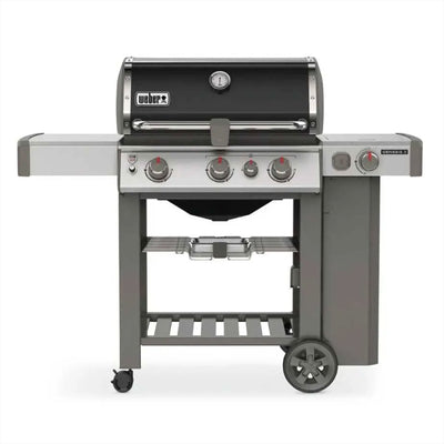 Weber Genesis II SE-330 Stainless Steel 3 Burner Liquid Propane Gas Grill, Black - VMInnovations