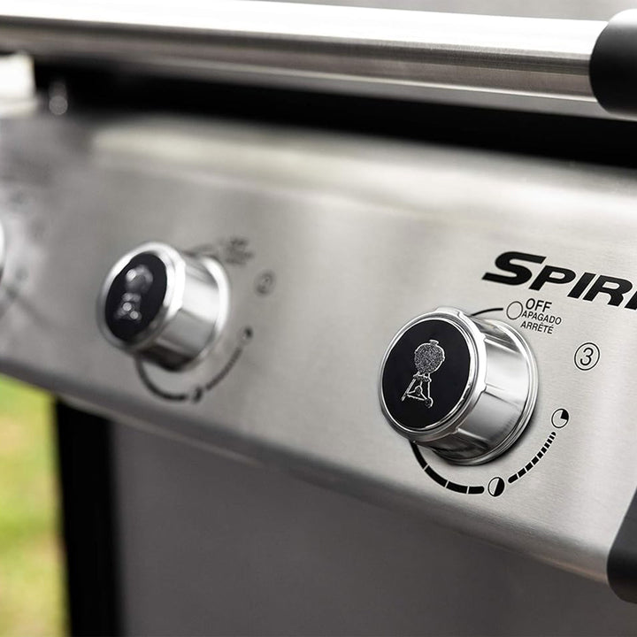 Weber Spirit 32,000 BTU Stainless Steel 3 Burner Natural Gas Grill (Open Box)