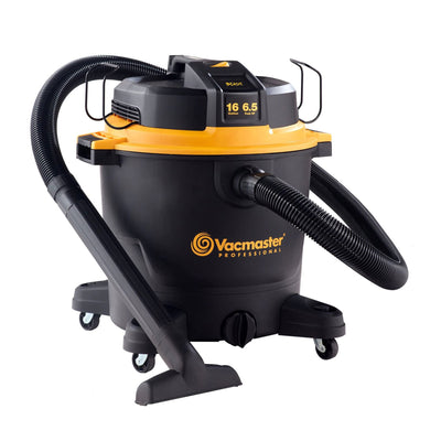 Vacmaster 16 Gallon 6.5 HP 150 CFM Plastic Wet Dry Vacuum and Blower, Black