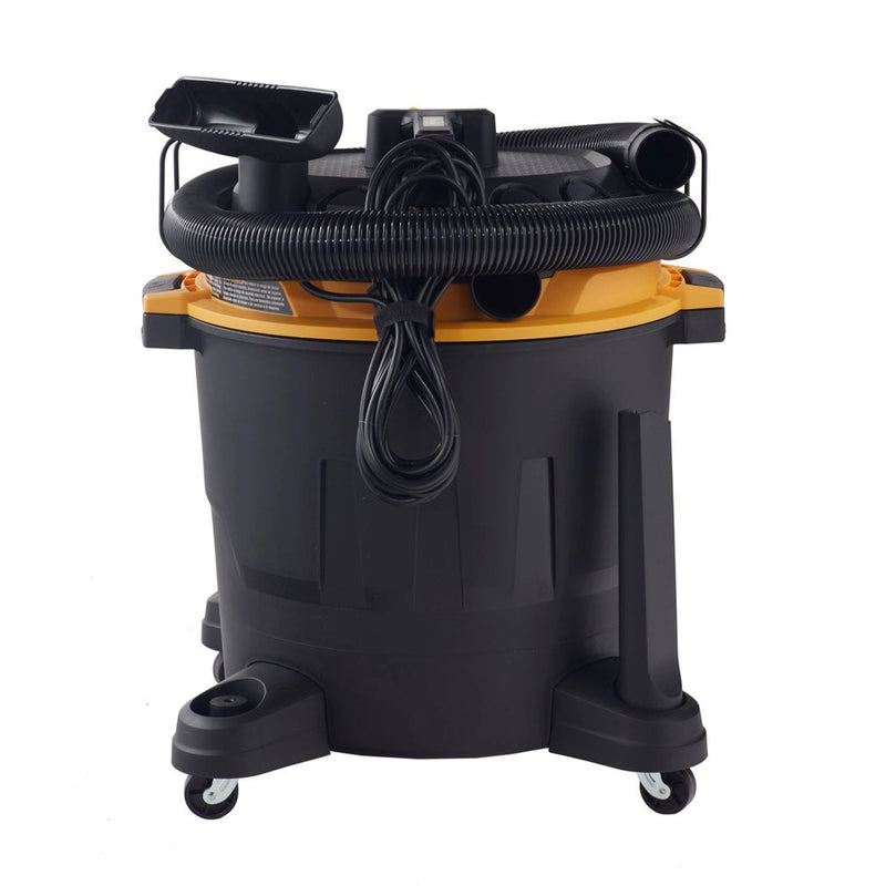 Vacmaster 16 Gallon 6.5 HP 150 CFM Plastic Wet Dry Vacuum and Blower, Black