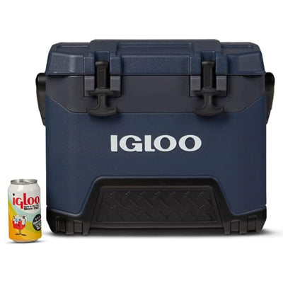 Igloo BMX 25 Qt Ice Chest Cooler w/Cool Riser Technology, Rugged Blue (Open Box) - VMInnovations