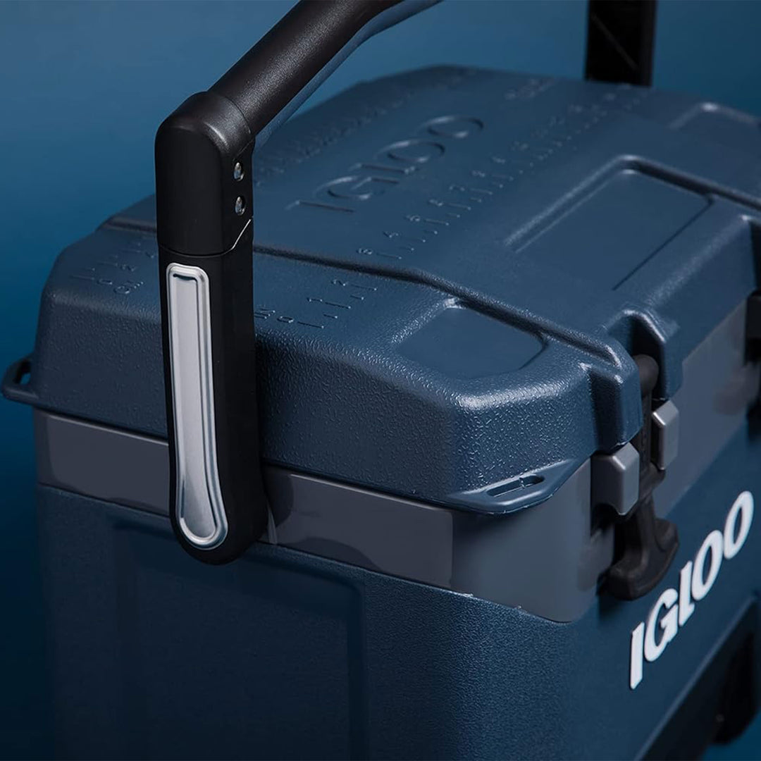 Igloo 25 Quart Ice Chest Cooler with Cool Riser Technology, Rugged Blue (Used) - VMInnovations