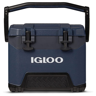 Igloo BMX 25 Qt Ice Chest Cooler w/Cool Riser Technology, Rugged Blue (Open Box) - VMInnovations