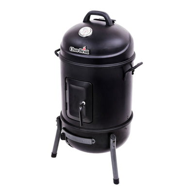 Char-Broil 16 Inch Alloy Steel Cylinder Bullet Smoker with Dual Carry Handles - VMInnovations