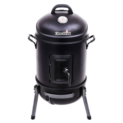 Char-Broil 16" Steel Cylinder Bullet Smoker w/Dual Carry Handles(For Parts) - VMInnovations
