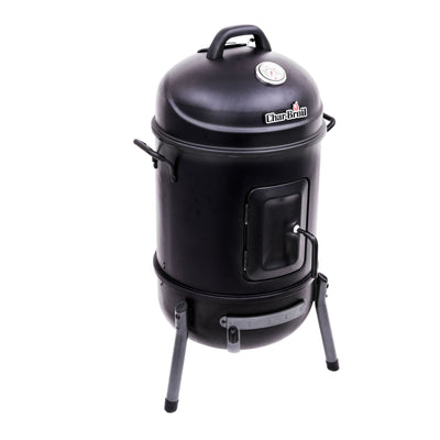 Char-Broil 16 Inch Alloy Steel Cylinder Bullet Smoker w/Dual Carry Handles(Used)