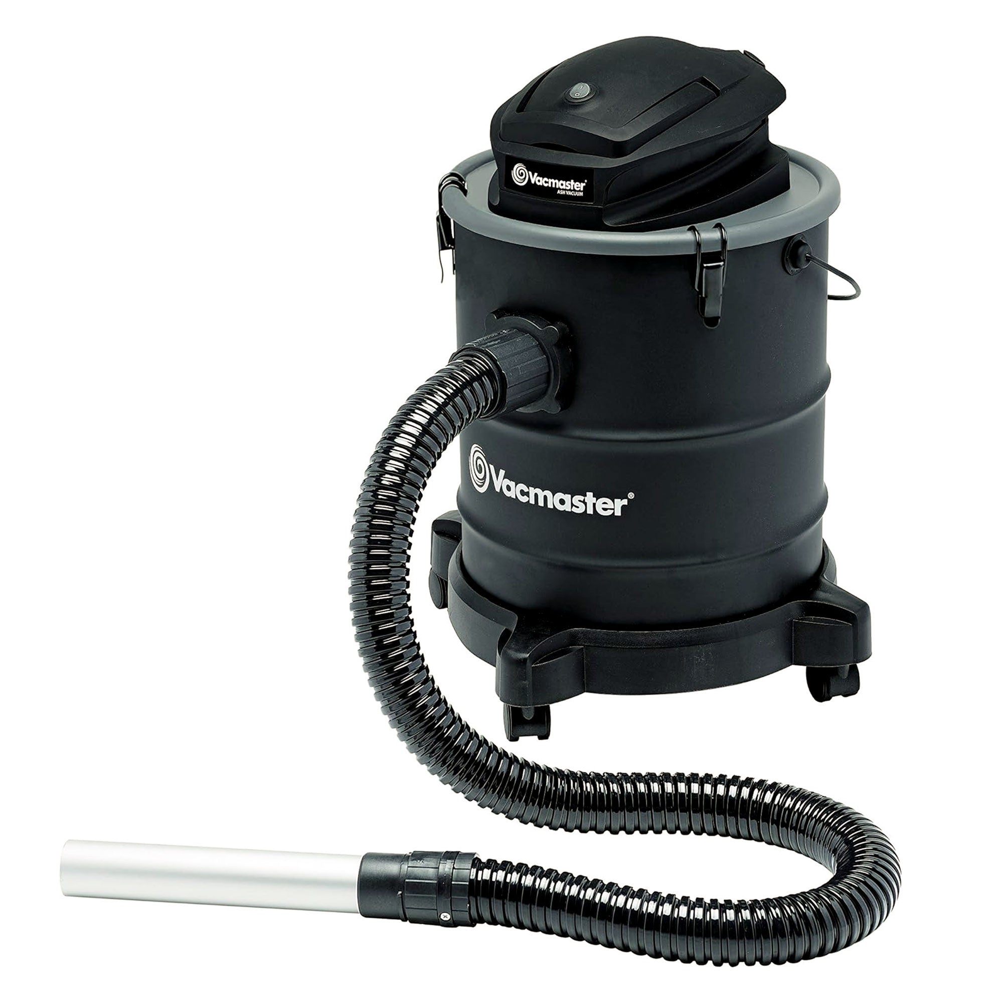 Vacmaster 6 Gallon 120 Volt Portable Corded Electric Ash Vacuum w/Wheels, Black - VMInnovations