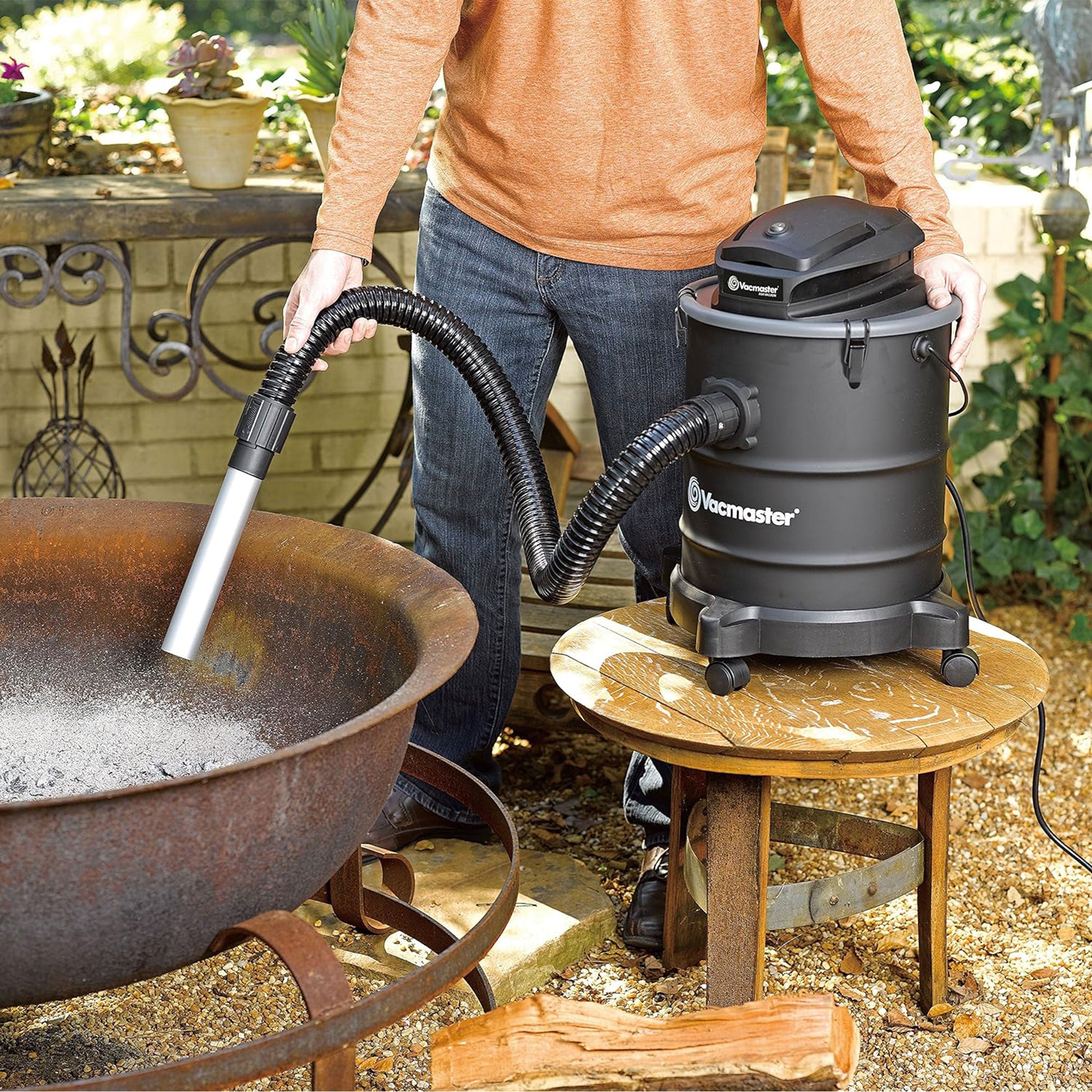 Vacmaster 6 Gal 120 Volt Corded Electric Ash Vacuum w/Wheels, Black (Open Box) - VMInnovations