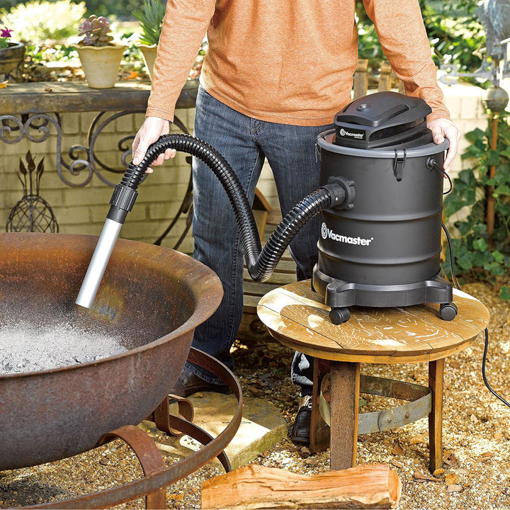 Vacmaster 6 Gal 120 Volt Corded Electric Ash Vacuum w/Wheels, Black (Open Box)