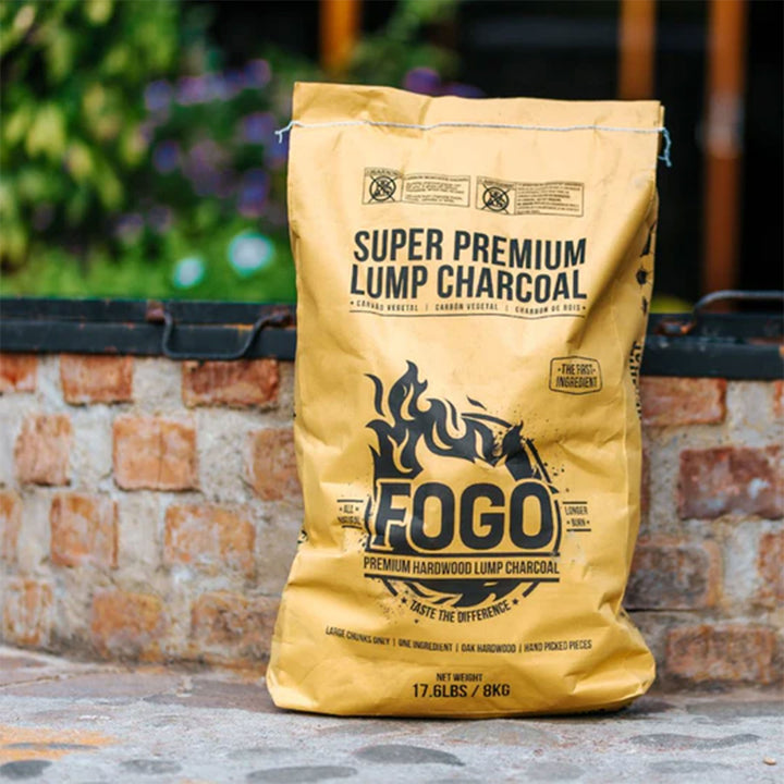 FOGO Super Premium 17.6 Pound All Natural Large Chunk Oak Hardwood Lump Charcoal