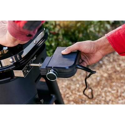 Weber Lumin Compact Portable Electric Steamer Smoker Grill, Black (Open Box) - VMInnovations