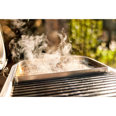 Weber Lumin Compact Portable Electric Steamer Smoker Grill, Black (Open Box) - VMInnovations