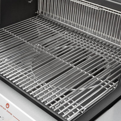 Weber Genesis S-335 Outdoor Stainless Steel 3 Burner Natural Gas Grill, Silver - VMInnovations