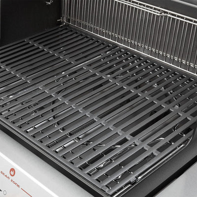 Weber Genesis Outdoor 3 Burner Smart Natural Gas Barbecue Grill, Black (Used) - VMInnovations